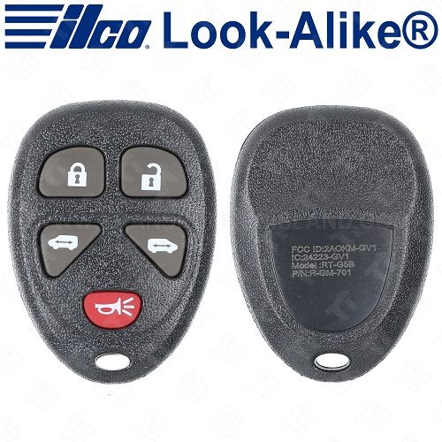 Ilco GM Keyless Entry Remote 5B Power Doors - KOBGT04A - RKE-GM-5B4