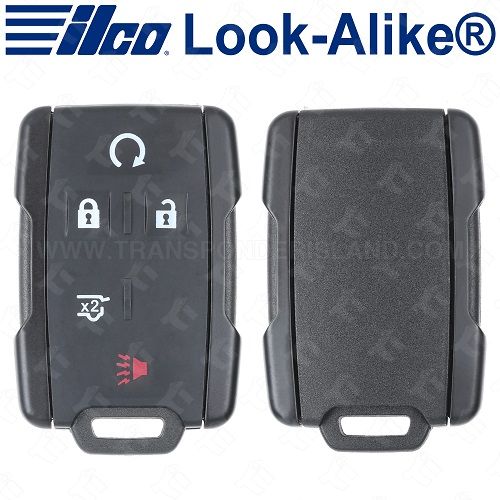 Ilco Chevrolet GMC Keyless Entry Remote - 5B Hatch Glass / Remote Start - Replaces  M3N-32337100 - RKE-GM-5B6