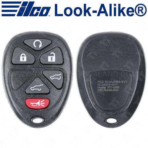 Ilco GM Keyless Entry Remote 6B Hatch / Starter - Replaces OUC60270 / 221 - RKE-GM-6B1