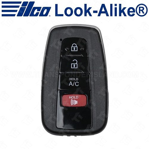 Ilco Toyota Smart Entry Key - 4B A/C - PRX-TOY-4B15 - Replaces: 89904-47460
