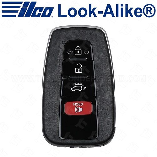 Ilco Toyota Smart Key - 4B Hatch - PRX-TOY-4B20 - Replaces: 8990H-0E370