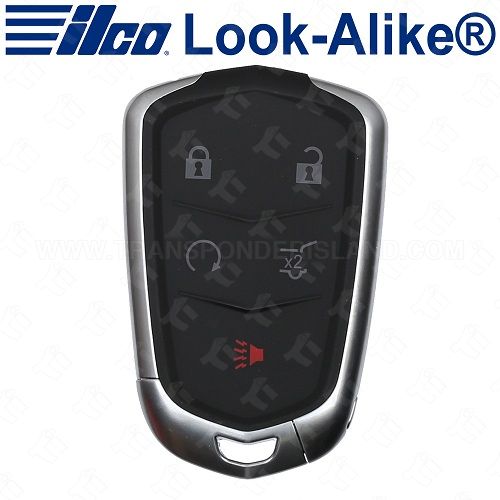 Ilco Cadillac Smart Key - 5B Hatch / Remote Start - PRX-CAD-5B10 - Replaces: 13544052