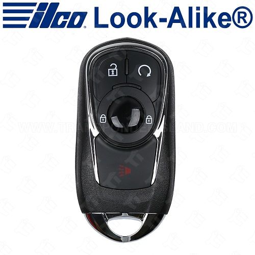 Ilco Buick Smart PEPS Key - 4B Remote Start - PRX-GM-4B10 - Replaces: 13534465
