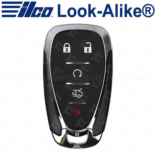 Ilco Chevrolet Smart Key - 5B Trunk / Remote Start - PRX-GM-5B11 - Replaces: HYQ4ES