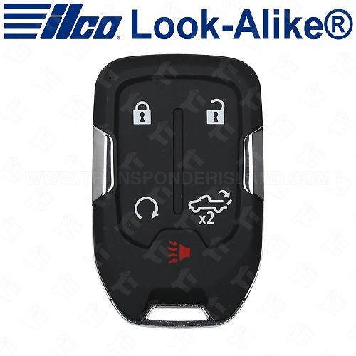 Ilco GM Smart Key - 5B Tailgate / Remote Start - PRX-GM-5B17 - Replaces: HYQ1EA