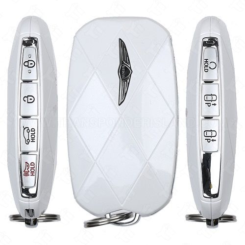 2025 - 2026 Genesis GV70 Smart Key 7B - TQ8-FOB-4FA0U44 - White Shell - 95440-ARDB0