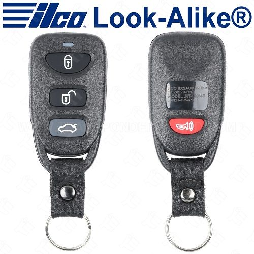 Ilco 2012 - 2016 Hyundai Veloster Keyless Entry Remote 4B Hatch - Replaces NYOSEKS-TF10ATX - RKE-HYUN-4B2