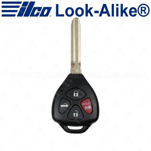 Ilco Toyota Remote Head Key - 4B Trunk - RHK-TOY-4BG2 - Replaces: HYQ12BBY/HYQ12BDC