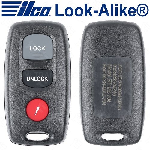 Ilco Mazda 3 Keyless Entry Remote 3B - Replaces KPU41794 - RKE-MAZ-3B1