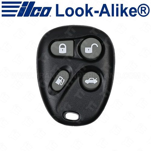 Ilco Cadillac Keyless Entry Remote - 4B Trunk / Gas Cap - RKE-GM-4B18 - Replaces: KOBUT1BT