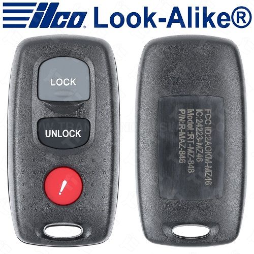 Ilco Mazda Keyless Entry Remote - 3B - Replaces KPU41846 - RKE-MAZ-3B2