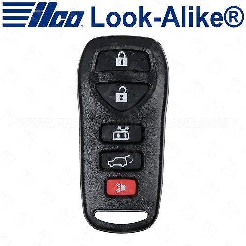 Ilco Nissan Keyless Entry Remote - 5B Hatch / Side Door - RKE-NIS-5B1 - Replaces: KBRASTU51
