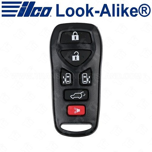 Ilco Nissan Keyless Entry Remote - 6B Hatch / Power Doors - RKE-NIS-6B1 - Replaces: KBRASTU51