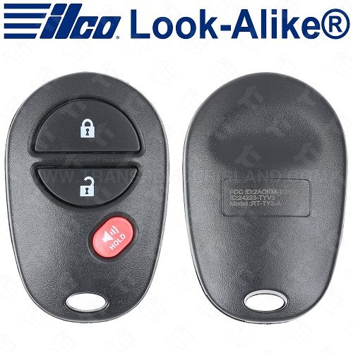 Ilco Toyota Keyless Entry Remote - 3B - Replaces GQ43VT20T - RKE-TOY-3B1