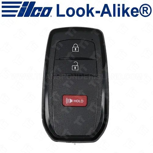 Ilco Toyota Smart Key - 3B - PRX-TOY-3B14 - Replaces: 8990H-47130
