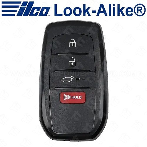 Ilco Toyota Smart Key - 4B Hatch - PRX-TOY-4B24 - Replaces: 8990H-48052