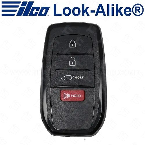 Ilco Toyota Smart Key - 4B Hatch - PRX-TOY-4B25 - Replaces: 8990H-0C021
