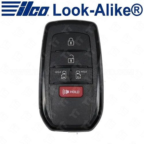 Ilco Toyota Smart Key - 5B Doors - PRX-TOY-5B1 - Replaces: HYQ14FBX