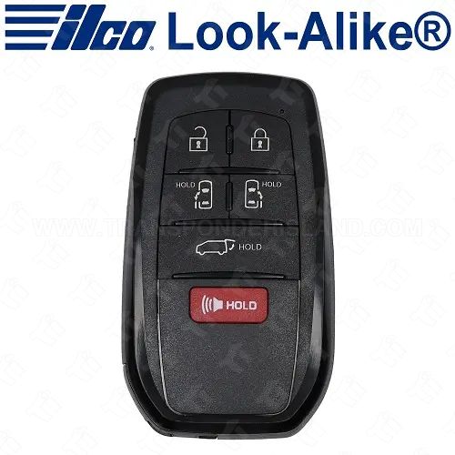 Ilco Toyota Smart Key - 6B Hatch / Doors - PRX-TOY-6B1 - Replaces: HYQ14FBX