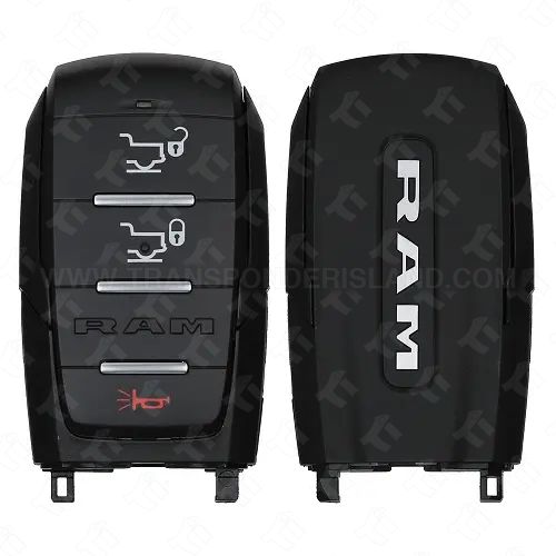 2025 Ram 2500 Smart Key 3B Tailgate Lock/Unlock - OHT4882056 - Black Sides - 68710035AA