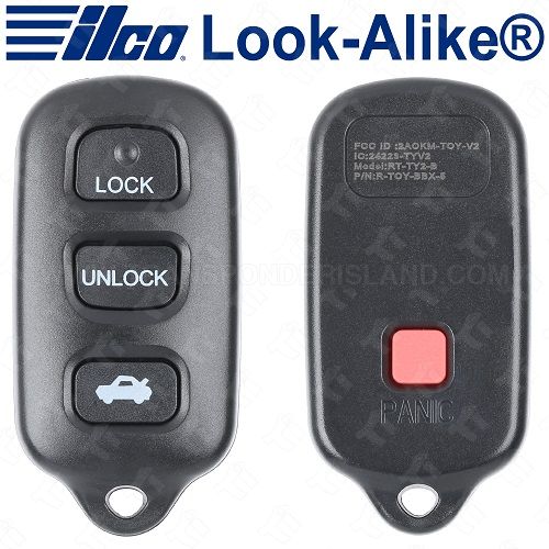 Ilco Toyota Keyless Entry Remote 4B Trunk - Replaces HYQ12BAN - RKE-TOY-4B5