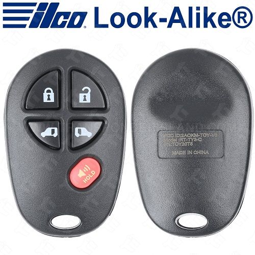 Ilco Toyota Sienna 5B Keyless Entry Remote - Replaces GQ43VT20T - RKE-TOY-5B1