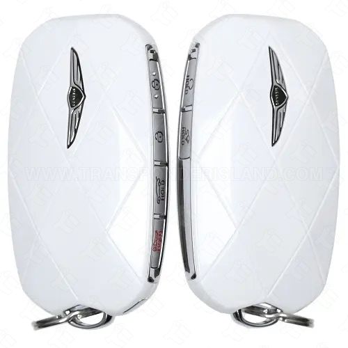 2026 Genesis GV60 Smart Key 6B Hatch / Remote Start / Plug In - TQ8-FOB-4F75M44 - White Shell - 95440-CU270