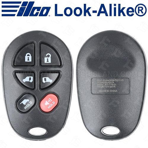 Ilco 2004 - 2018 Toyota Sienna Keyless Entry Remote 6B - Replaces GQ43VT20T - RKE-TOY-6B1