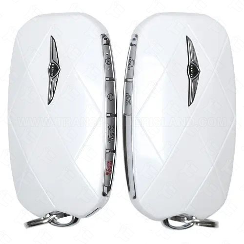 2024 - 2025 Genesis GV60 Smart Key 6B Hatch / Remote Start / Plug In - TQ8-FOB-4F53M - White Shell - 95440-CU230