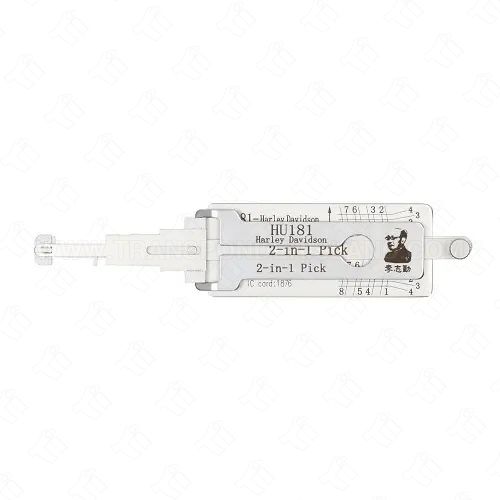 Original Lishi 2-In-1 Pick and Decoder - HU181 - Harley Davidson - AG