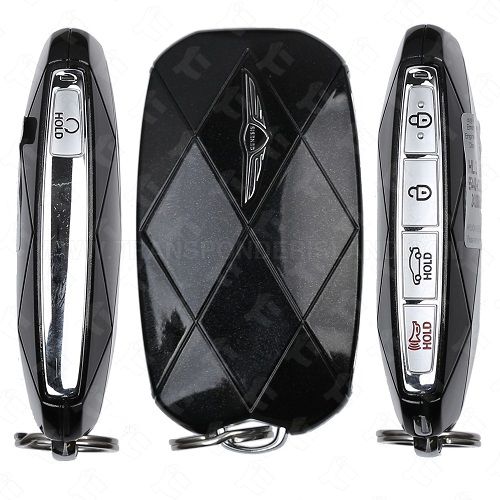 2024 - 2026 Genesis G80 Smart Key 5B - TQ8-FOB-4F75M44 - Black Shell - 95440-T1DA0