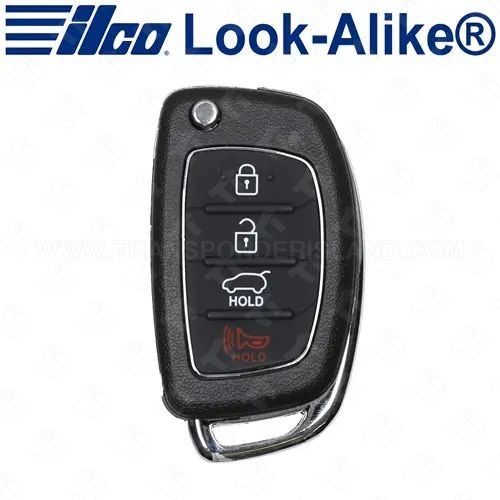 Ilco Hyundai Flip Key - 4B Hatch - FLIP-HYU-4B1 - Replaces: 95430-D3010