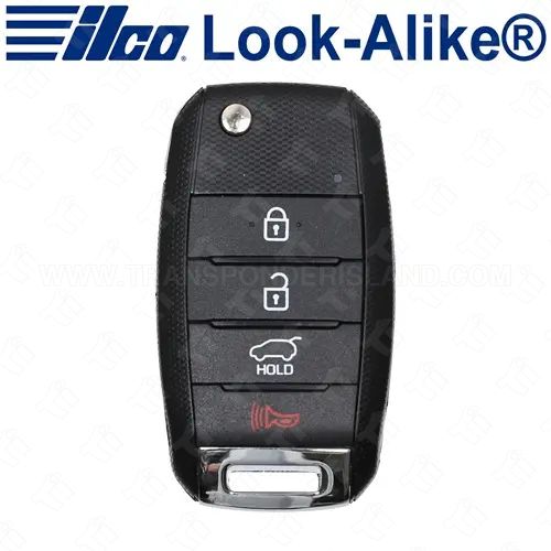 Ilco Kia Remote Flip Key 4B Hatch - FLIP-KIA-4B10 - Replaces: 95430-B2101