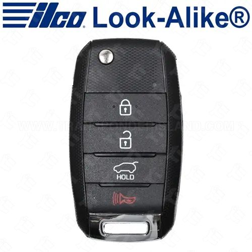 Ilco Kia Remote Flip Key - 4B Hatch - FLIP-KIA-4B9 - Replaces: 95430-A9100