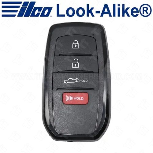 Ilco Toyota Smart Key - 4B Tailgate - PRX-TOY-4B26 - Replaces: HYQ14FBX