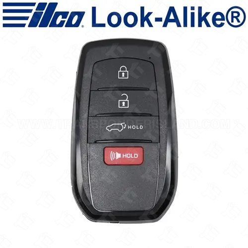 Ilco Toyota Smart Key - 4B Hatch - PRX-TOY-4B27 - Replaces: 8990H-35040