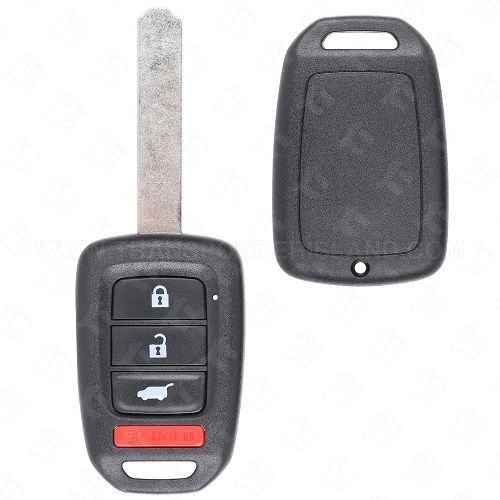 2014 - 2022 Honda 2nd Gen Aftermarket Remote Head Key Shell 4B Hatch