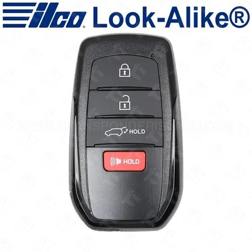 Ilco Toyota Smart Key - 4B Hatch - PRX-TOY-4B28 - Replaces: 8990H-0E331
