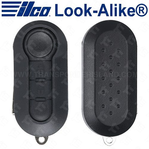 Ilco Fiat Remote Flip Key - 3B Trunk - Replaces 2ADPXTRF198 - FLIP-FIAT-3B2 / FLIP-FIAT-3B4