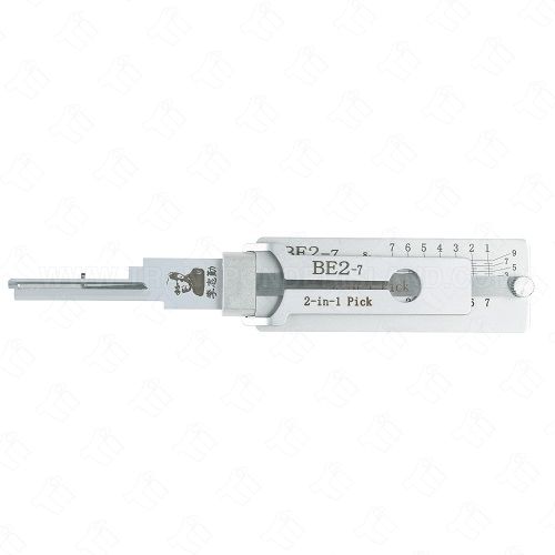 Original Lishi BE2 BEST 7 PIN 2-In-1 Pick and Decoder USA ONLY