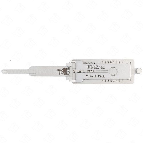 Original Lishi Motorcycle HON41/42 2-In-1 Pick and Decoder - AG