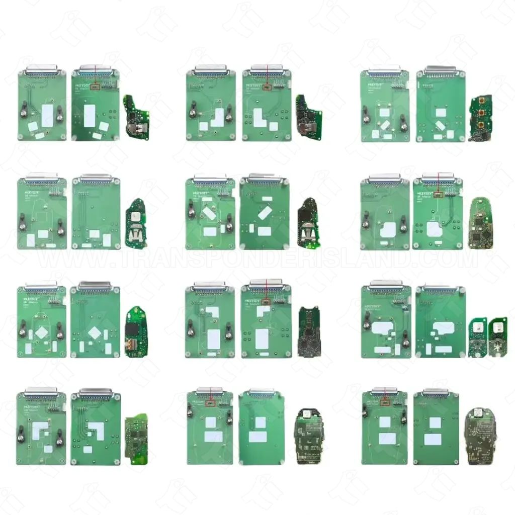 KEYDIY - 12-Piece Solder Free Adapter Kit for KD-X4 and KD-MAX