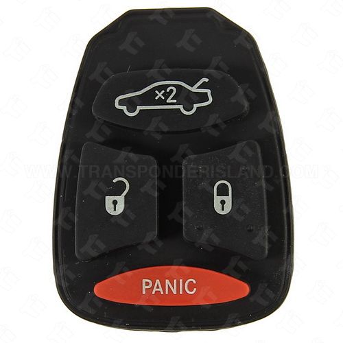 Chrysler Dodge Jeep Rubber Pad 4B Trunk - Large Panic