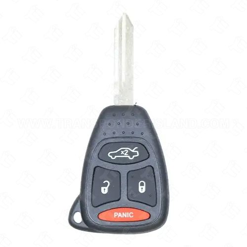REFURBISHED OEM 2005 - 2011 Dodge Chrysler Jeep Remote Head Key 4B Trunk Large Panic - KOBDT04A