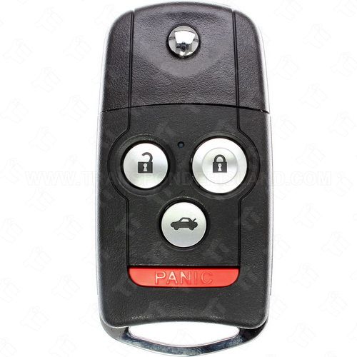 2007 - 2008 Acura TL Remote Flip Key 4B Trunk - OUCG8D-439H-A