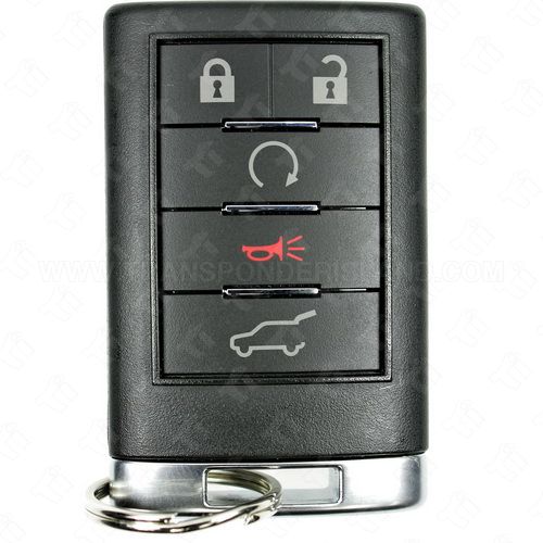 2007 - 2013 Cadillac SRX CTS Keyless Entry Remote 5B Hatch / Remote Start - 5923883