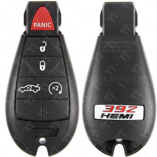 2011 - 2014 Dodge Challenger Smart Fobik Key 5B Trunk / Remote Start - IYZ-C01C 56046668AC