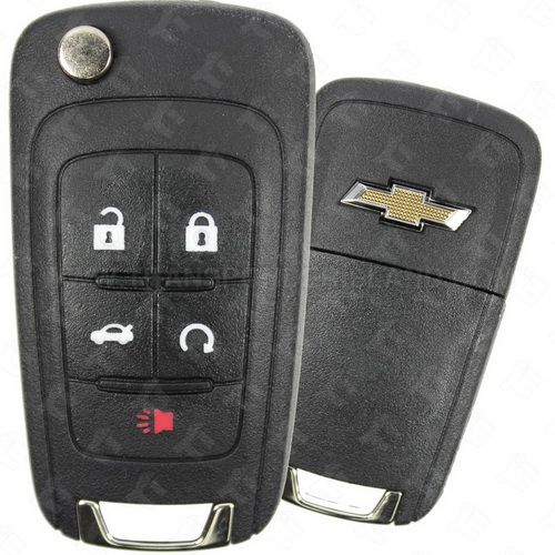 Strattec 2010 - 2021 Chevrolet Camaro Cruze Equinox Malibu Sonic Remote Flip Key - 5B Trunk / Starter - 5912545