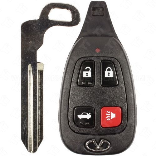 2002 - 2006 Infiniti Q45 M45 Remote Key with Emergency Key Blade - KBRASTU13