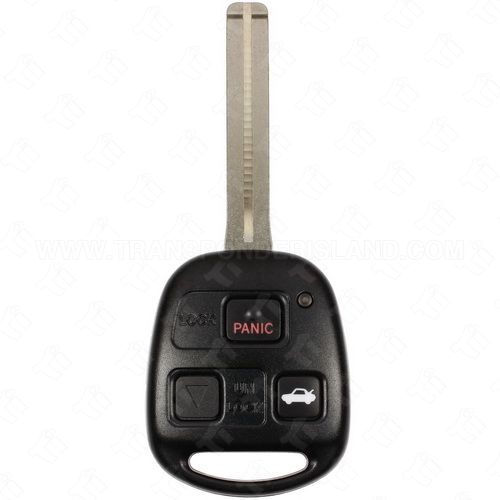 1998 - 2001 Lexus ES300 SC300 SC400 Long Blade Remote Head Key - Panic / Triangle / Trunk